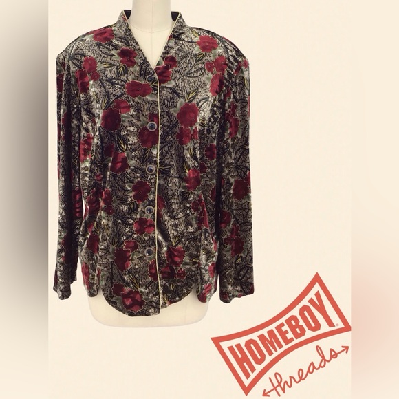 Homeboy Threads Floral Button-Up Shirt Size 18W. HT102753-02451